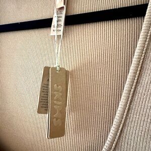 SKIMS Size Small Lounge Dress in Camel - Tags attached